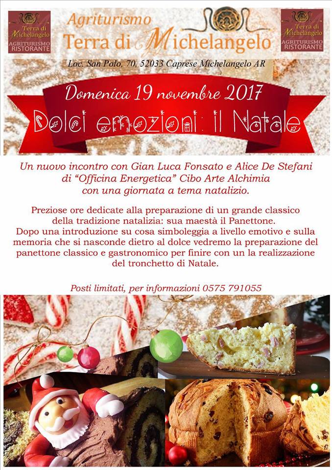 19 novembre 2017 - Corso: Panettone e dolci natalizi.
