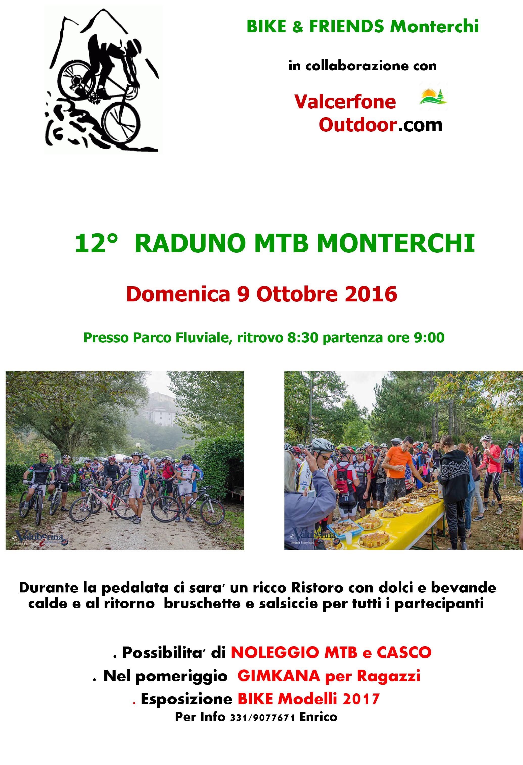 9 ottobre - Raduno di Mountain Bike al Parco Fluviale di Monterchi